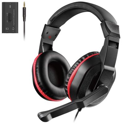 Elecom Игровая гарнитура бинауральная накладная PS5 PS4 SwitchLite 1 м голосовой чат совместимый цифровой микшер для смартфона игровой черный HS-GM30MBK