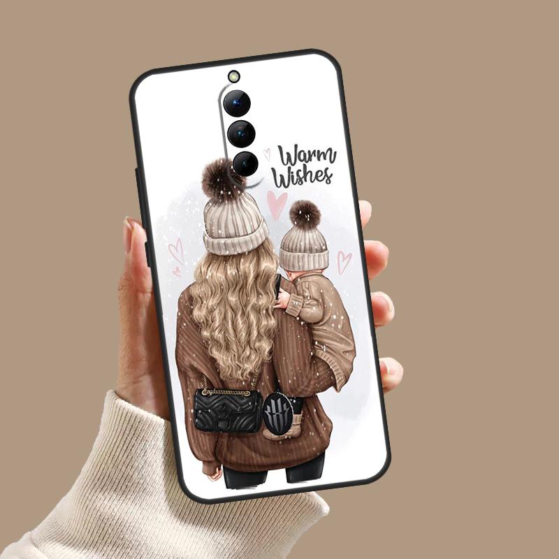 Чехол 'Супер Мама' для Девочки Мальчика Сына Дочери Для ZTE Nubia Red Magic 10S 9S 8S 8 9 10 11 Pro Plus 5G 6R 6 7 6S 7S Pro 10 Air