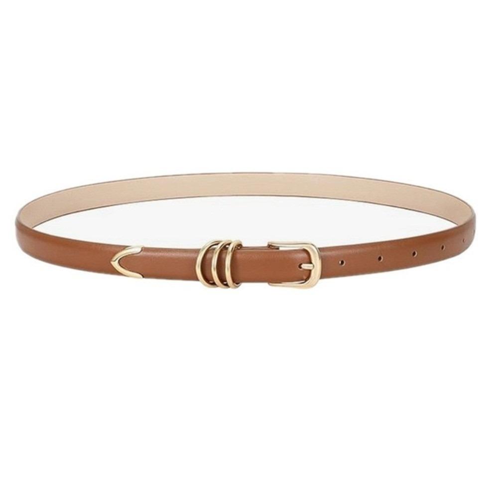 Thin Waist Belt Versatile Decorative Belt Casual Dress Jeans Belt For Daily Wear