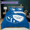 VfL Bochum 1848 Pattern Bedding uilt Set uilt Cover Pillowcase Home Decoration Birthday Gift (1 * duvet cover + 2 * pillowcase  without core)99