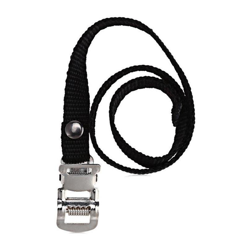 1Pc Pedal Straps Bicycle Feet Strap Bike Strap, Toe Clip Strap, Black