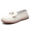 Loafers For Women'S Spring And Autumn New Retro British Style Mary Jane Small Leather Shoes Stare At Doudou Shoes For Women