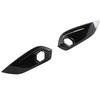 For Isuzu MU-X MUX Car Front Foglight cover Trim Frame Accessories Auto protector Stickers 2018     2024 2025
