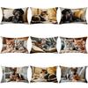 Новая наволочка на поясничную подушку, животная, реалистичная, для создания атмосферы, украшение для гостиной, наволочка на диванную подушку, полиэстер, с принтом, наволочка для подушки