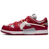 Dunk Low Off White University Red Кеды для скейтбординга Кроссовки CT0856-600
