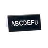 Say What Desk Sign Small (Abcdefu)