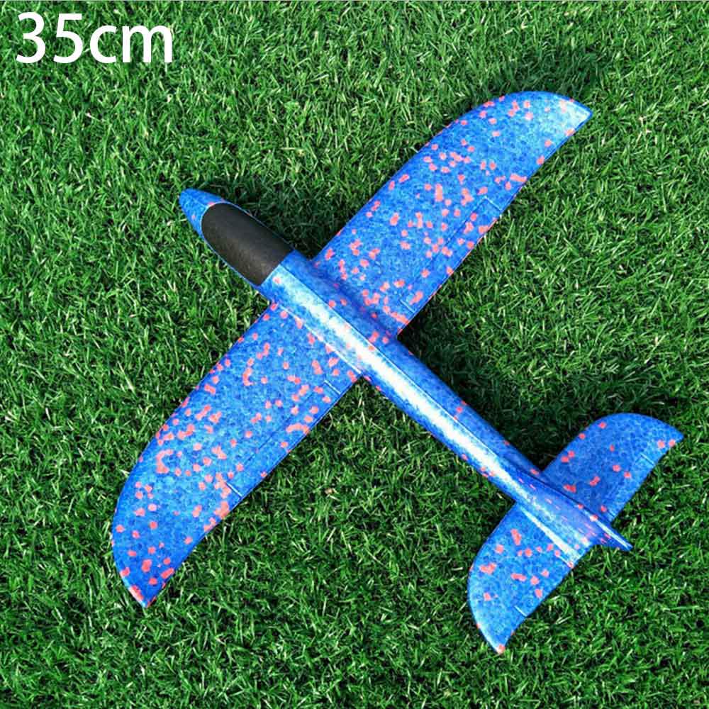 Kids Airplane Toy Hand Throwing Foam Plane Model Children Outdoor Flying Glider Toys Aeroplane Model