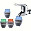 5-Layer Activated Carbon Water Filter Household Clear Faucet Purifier Drinking Water Filter for Kitchen Bathroom Faucet