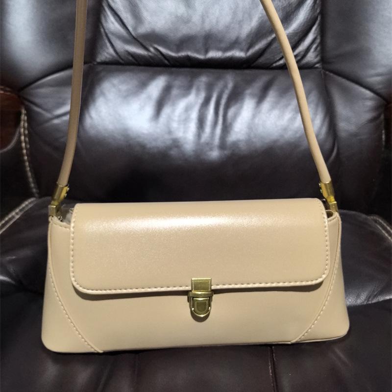 Сумка-багет в стиле ретро 2025 года для ношения под мышкой: Универсальная высококлассная наплечная сумка-коробка