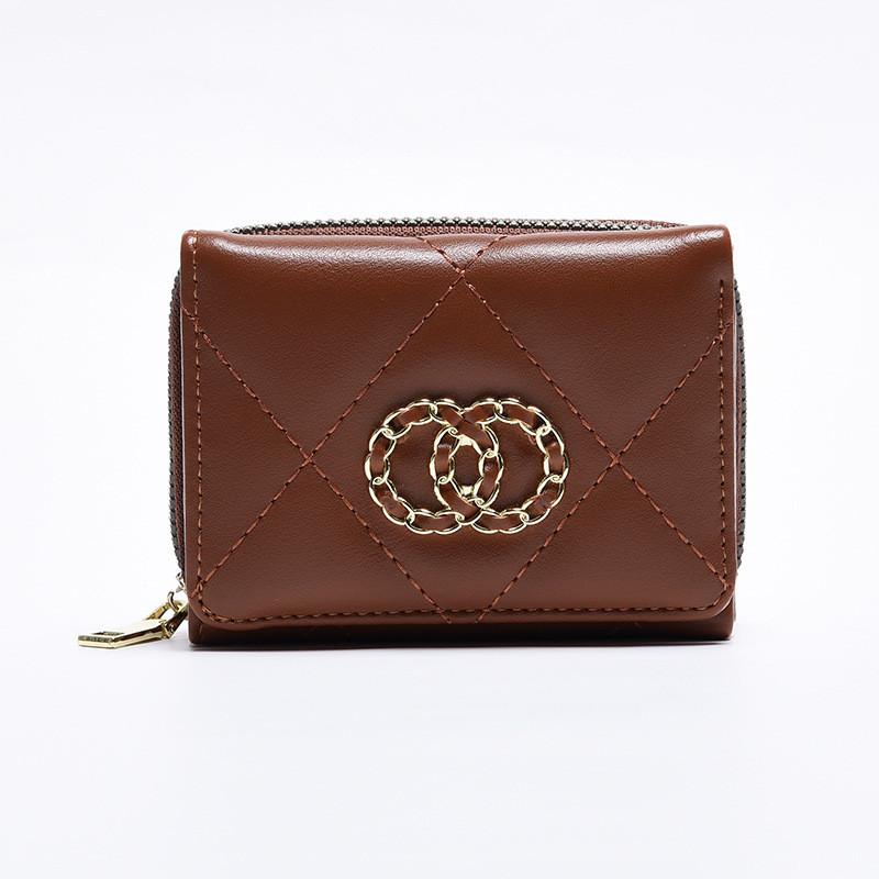 Стильный женский кошелек из искусственной кожи, многофункциональный держатель для карт, кошелек для монет, оптом