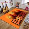 3D Basketball Rug Football Rug Sport Carpet for Livingroom Bedroom Kids Room Boy Room Carpet Non Slip Floor Carpet Teen's Rug