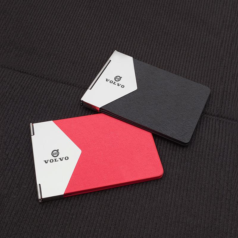 bswzk2 Ultra-thin Car Driver License Cover Credit Card Holder For Volvo ES90 EC40 EX40 EM90 XC90 V90 V60 XC60 V40 S80 S60 S90 C40 XC40