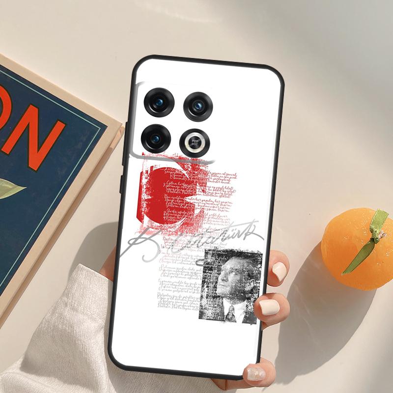 Турция Мустафа Кемаль Ататюрк Чехол Для OnePlus 15 13 12 11 13R 12R 10T 8T 13T OnePlus Nord 5 CE 3 2 4 Lite N20 N30 Обложка