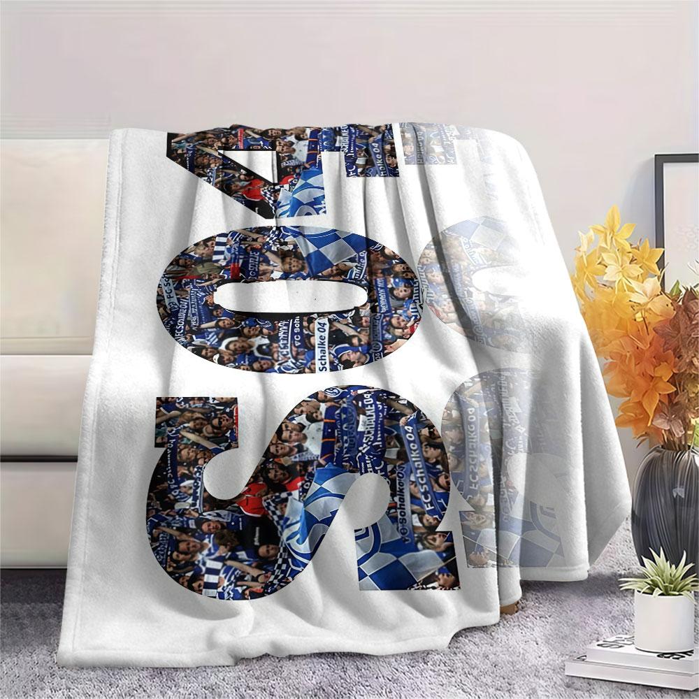 S04 Printed Flannel Blanket, soft throw for bedroom sofa, washable, fan merchandise, great gift.