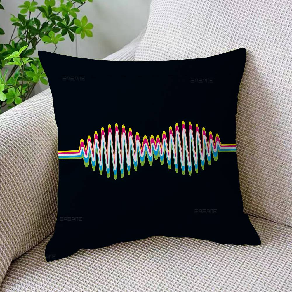 A-Arctic M-Monkeys Rock Band Music Cushion Cover Car Throw Pillow Case For Sofa Car Christmas Gift 40X40Cm 45X45Cm