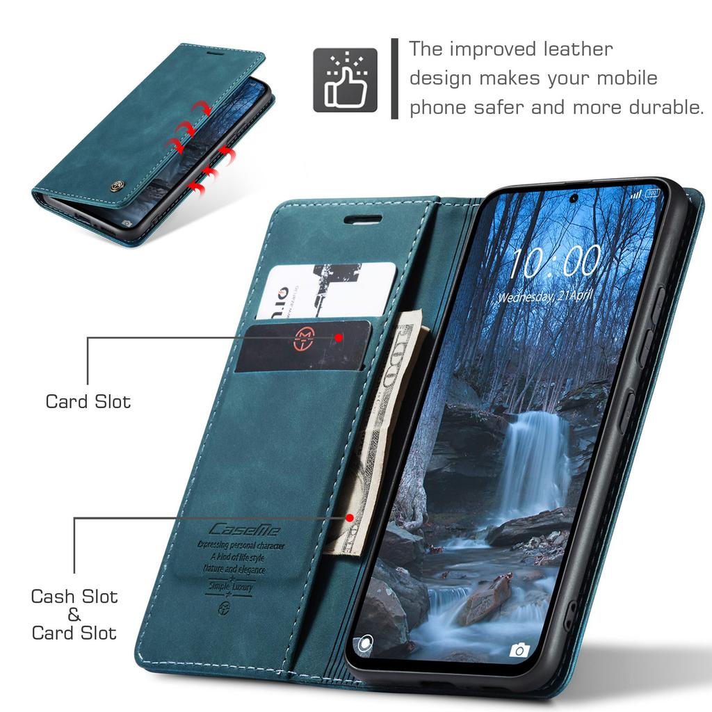 Suitable for Redmi Note 14 phone case, Xiaomi 14 flip phone leather case, Redmi 14C card slot magnetic protective case