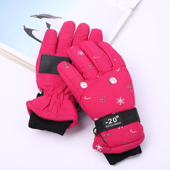 Kids Winter Gloves Warm Thermal Ski Gloves Windproof Snow Mitten for Cold Weather Snowboarding