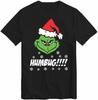 Grinch Humbug Christmas T-Shirt Novelty Gift Pyjama Party Idea Top Men's Women
