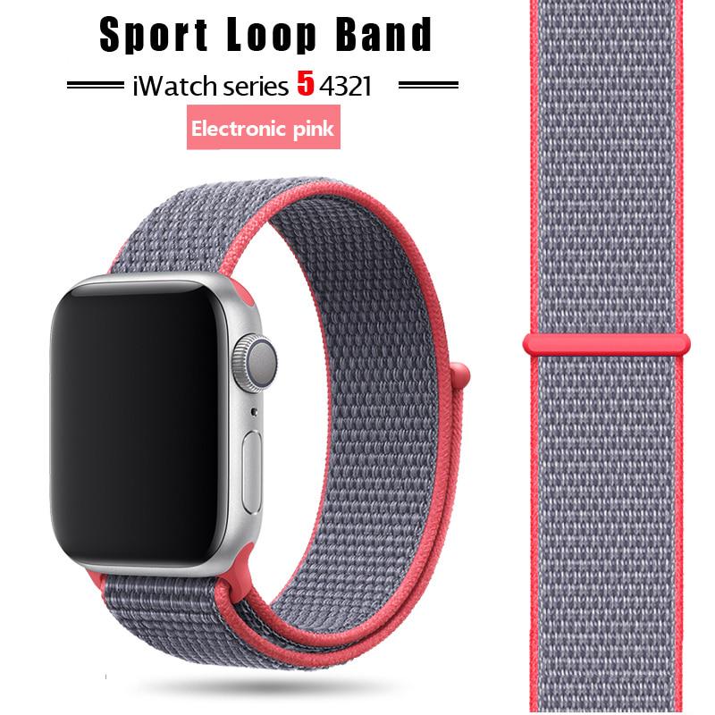 Нейлоновый спортивный ремешок для Apple Watch ремешок 44мм/40мм Apple Watch 6 SE 5 4 3 ремешок Iwatch ремешок 38мм/42мм браслет с аксессуарами для часов