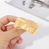 Gift Clothing Accessories Girls Half Human Face Brooch Hijab Pins Exaggerated Brooches Women Brooch