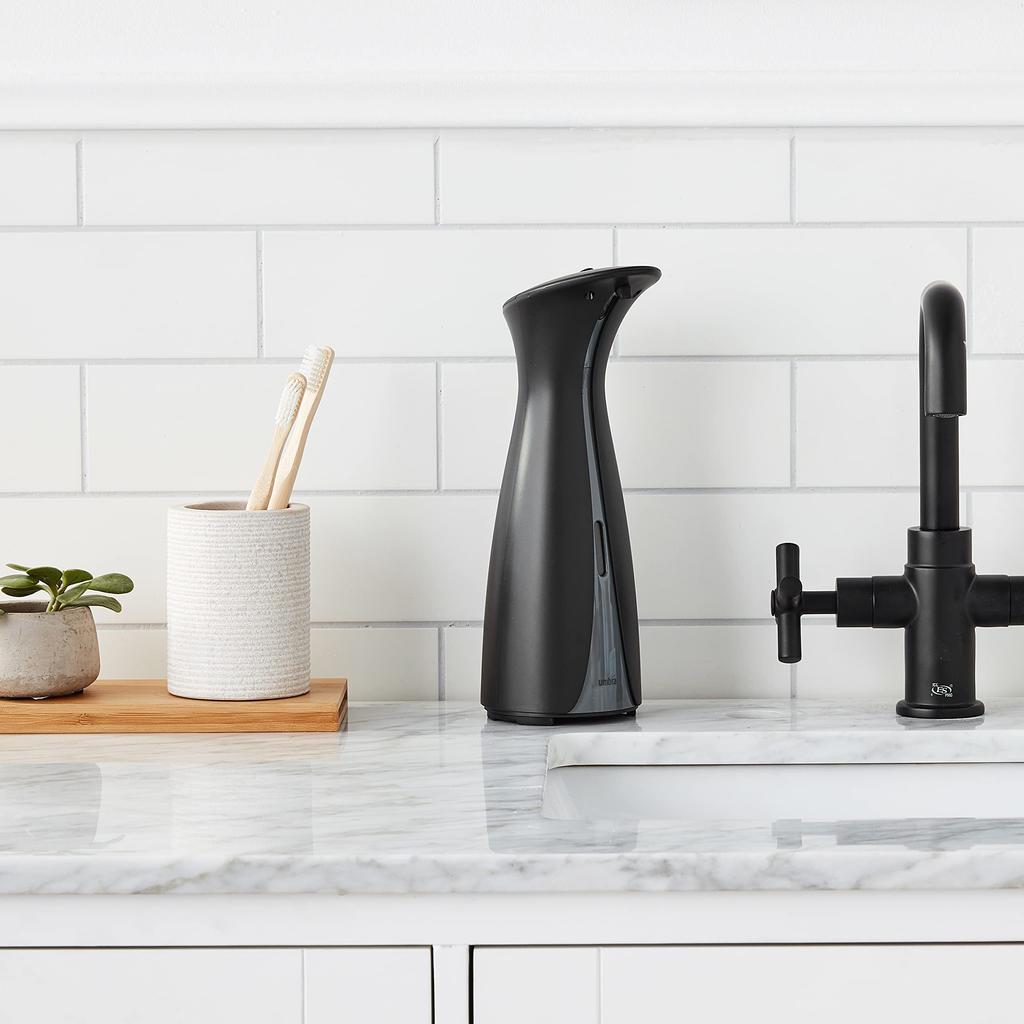 Umbra OTTO Automatic Soap Automatic Sensor Soap Sanitizing Dispenser, 250ml, Black, Pump, Pump,