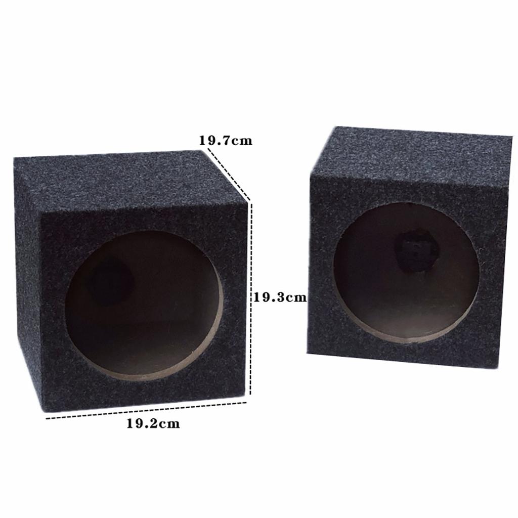 NEW-1Pair 6.5-Inch Speaker Box Universal Sealed Speaker Boxes Car Speaker Box Car Subwoofer Boxes For Car Music Pair