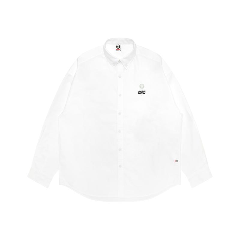 Aape button-fastening logo-detail shirt AAPSTM8540XXP