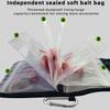 Водонепроницаемая сумка для наживки Кошелек для наживки из Оксфорда Внутренний ПВХ-пакет Разделитель Контейнер для рыболовной наживки Сумка для сортировки рыболовной наживки