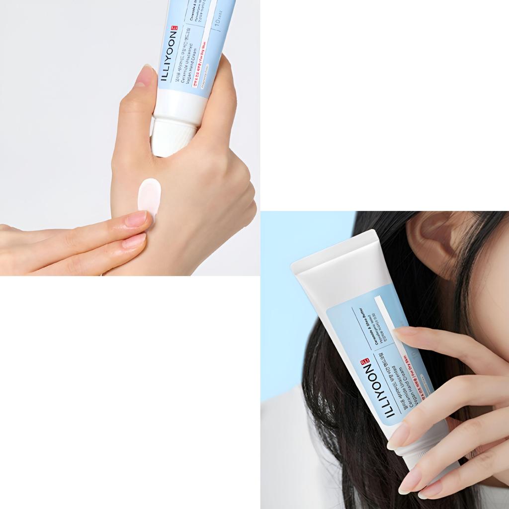 Illiyoon Ceramide Vegan Hand Cream - Unscented (50ml * 2 Units)