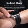 Силиконовый ремешок TPU для Apple Watch Band Ultra 3 49мм 46мм 45мм 44мм Браслет титанового цвета для IWatch Серии 11 10 9 8 SE 7 6 5