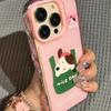 Wave Jelly 2-in-1 Forehead Phone Case for Apple 15promax Summer Phone Case Design Niche Women