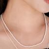 POSTLUDE [SILVER] 3 SILVER BALL NECKLACE