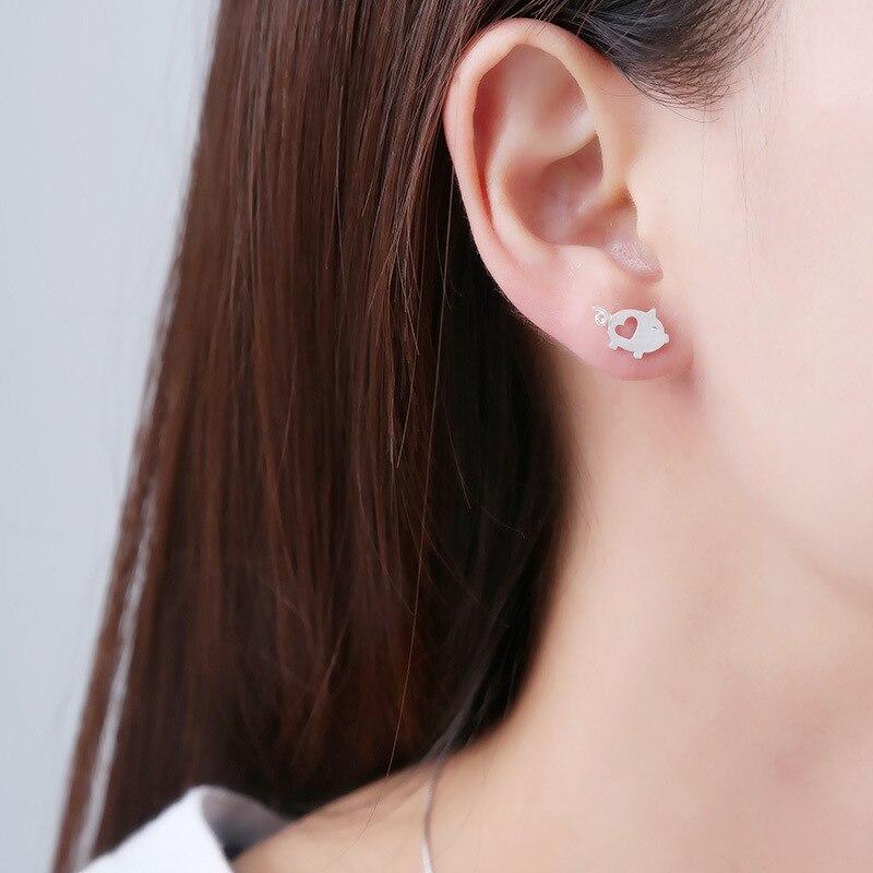 Модные элегантные полые серьги-гвоздики в форме сердца для женщин, ювелирные изделия для вечеринок, brincos boucle d'oreille femme eh908