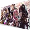 Anime Grils MouseMat Overwatch Gamer Cool Mouse Pad D_Demon Slayer Gamer Cabinet Large Non-Slip Mousepad XXL Keyboard Mat