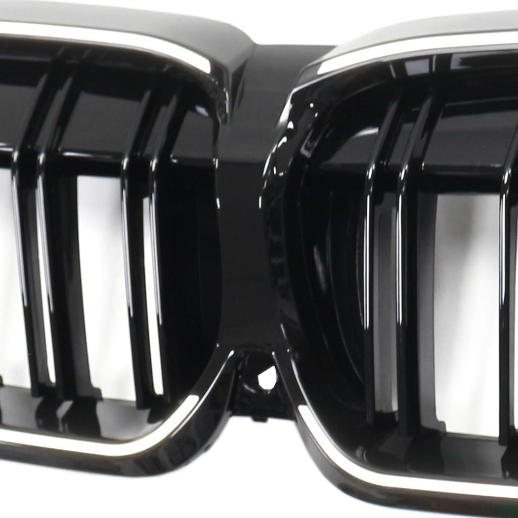 Double Slat Black Kidney Grille 51138072085 Fit BMW 3 Series G20 2019-2022