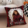 Singer PPink PPantheress Cushion Cover Throw Pillow Cover Hidden Button Durable Polyester Chair Cushion