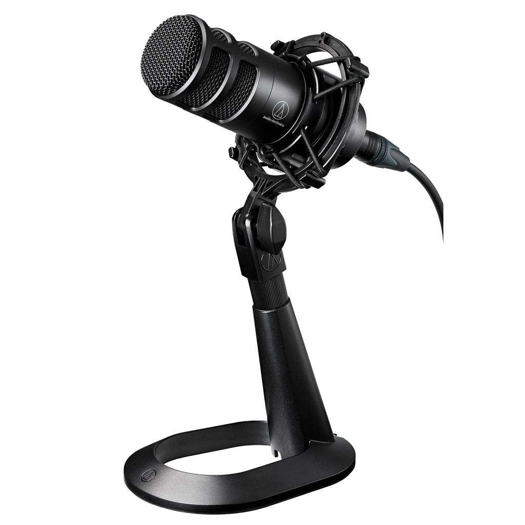 AT8703 Microphone Desktop Microphone Stand with Adjustable Angle for and Karaoke with Audio-Technica Stand, Gameplay, Streaming, Recording,