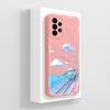 Cute Panda Case For Samsung Galaxy A72 Fundas Camera Protection Back Cover For Samsung A 72 4G 5G Soft Liquid Silicone Bumper
