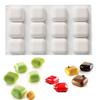 New Square Mousse Cake Mold Fat Bombs Chocolate Candy Caramel Silicone Mould Dessert Stone Pastry Baking Tool Ice Cube Tray