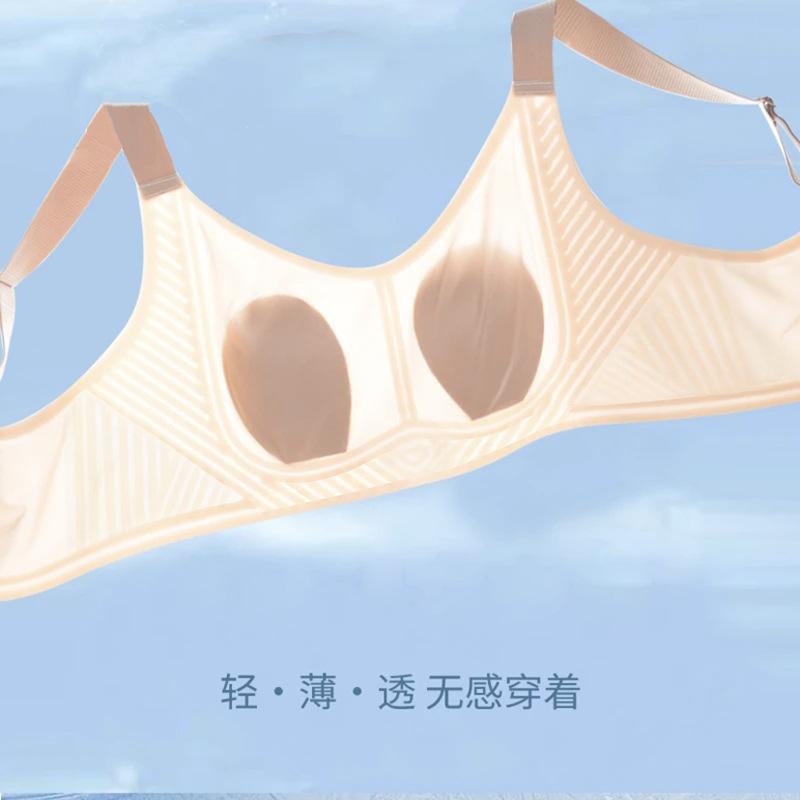 Women S Thin Rabbit Ear Wireless Soft Support Plus Size Bra
