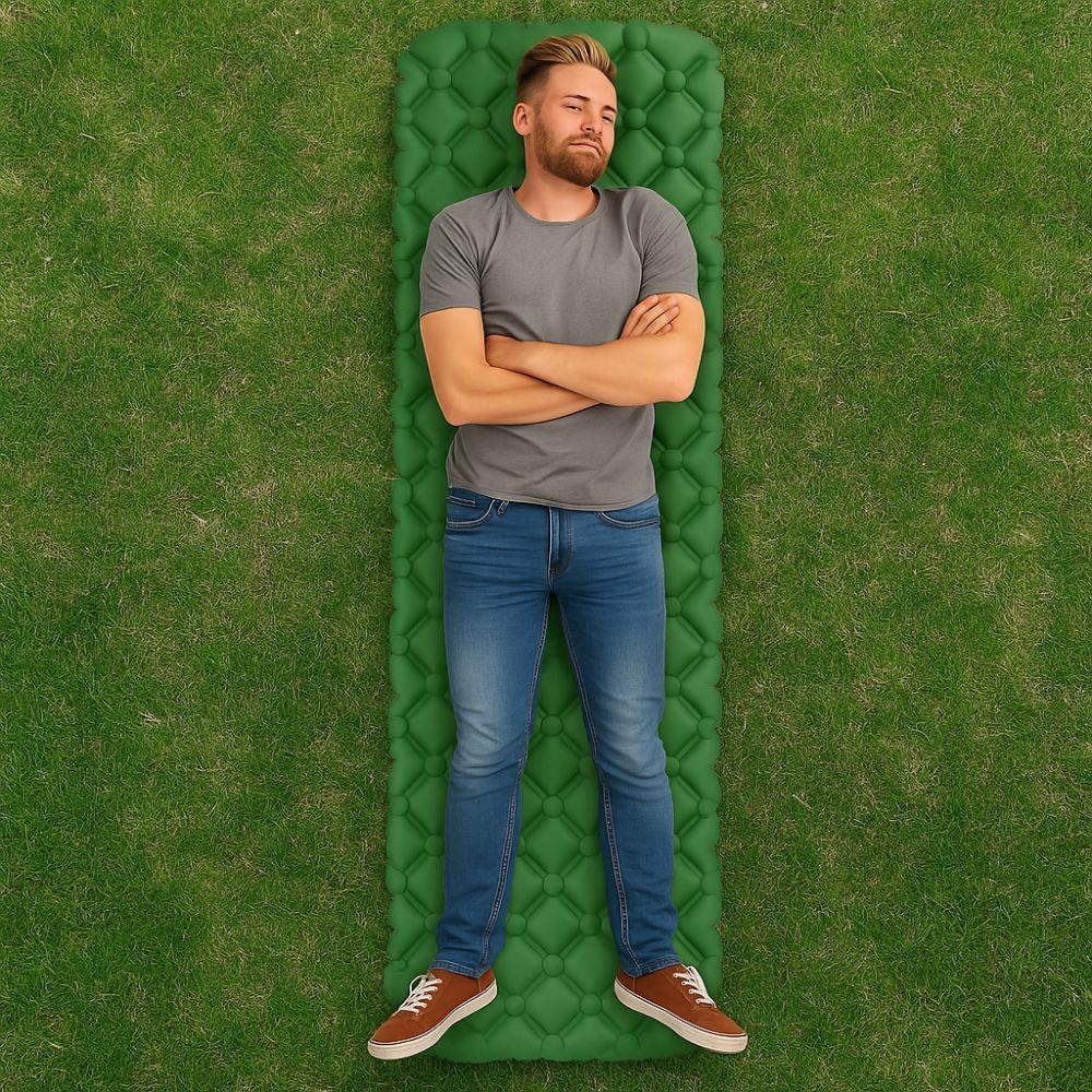 Нейлон 40D ТПУ Кемпинговые коврики Сверхлегкий спальный матрас Кровать Отдых на природе Путешествия