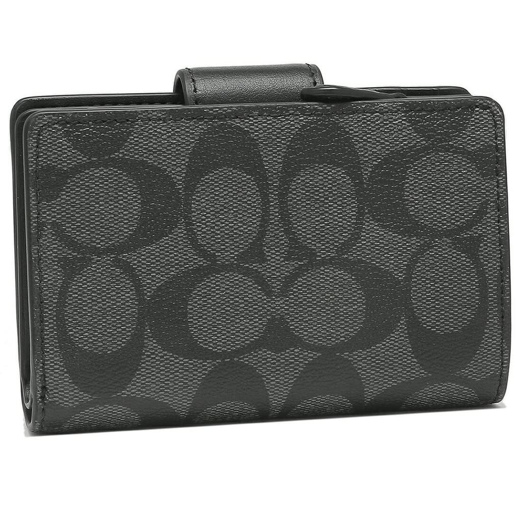 Аутлет Кошелек бифолд Signature Черный C0082 SVTSQ [Coach] Женский [Товар]