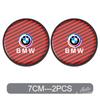 Non-slip Car Water Coaster Cup Carbon Fiber PVC Coaster Mat Accessories For BMW E46 E90 E60 F10 E39 F30 E36 F20 E87 E90 E70 E91