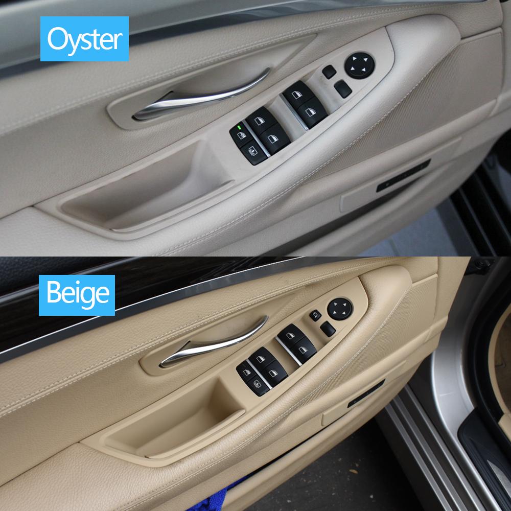 LHD RHD 6 цветов 7 шт. кожаные ручки для межкомнатных дверей замена для BMW 5 серии F10 F11 F18 520 523 525 528 530
