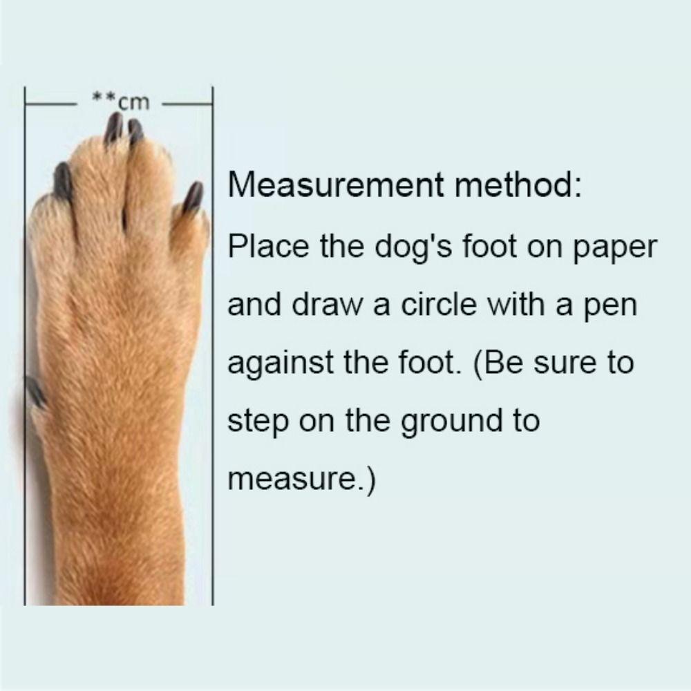 4pcs/set Wear Resistant Dog Paw Protector Breathable Dog Walking Boots for Outdoor Hiking