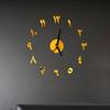 Acrylic Accessories Home Decoration Coffee Cups Decal Silent Quartz DIY Wall Clock Mirror Surface