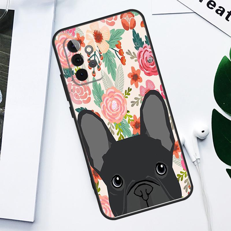 Французский бульдог Для Samsung Galaxy A06 A05 A16 A54 A34 A14 A55 A35 A15 A53 A33 A13 A22 A32 A52 Чехол для телефона