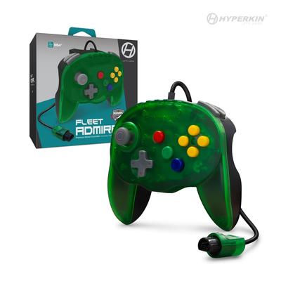Проводной контроллер Hyperkin N64® Оригинальный порт Адмирал Флота (зеленый)