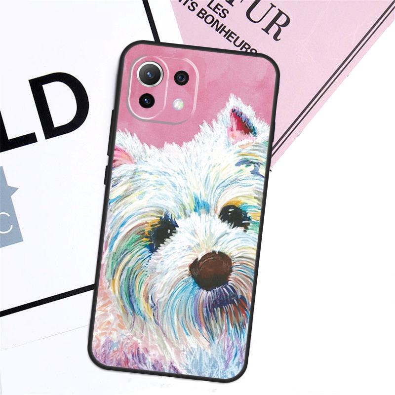 Чехол для телефона Xiaomi 17 Ultra 14 15 13T 14T 15T Pro POCO F8 Ultra X3 X5 X6 F5 F6 F7 X7 Pro с изображением собаки Вест-хайленд-уайт-терьер