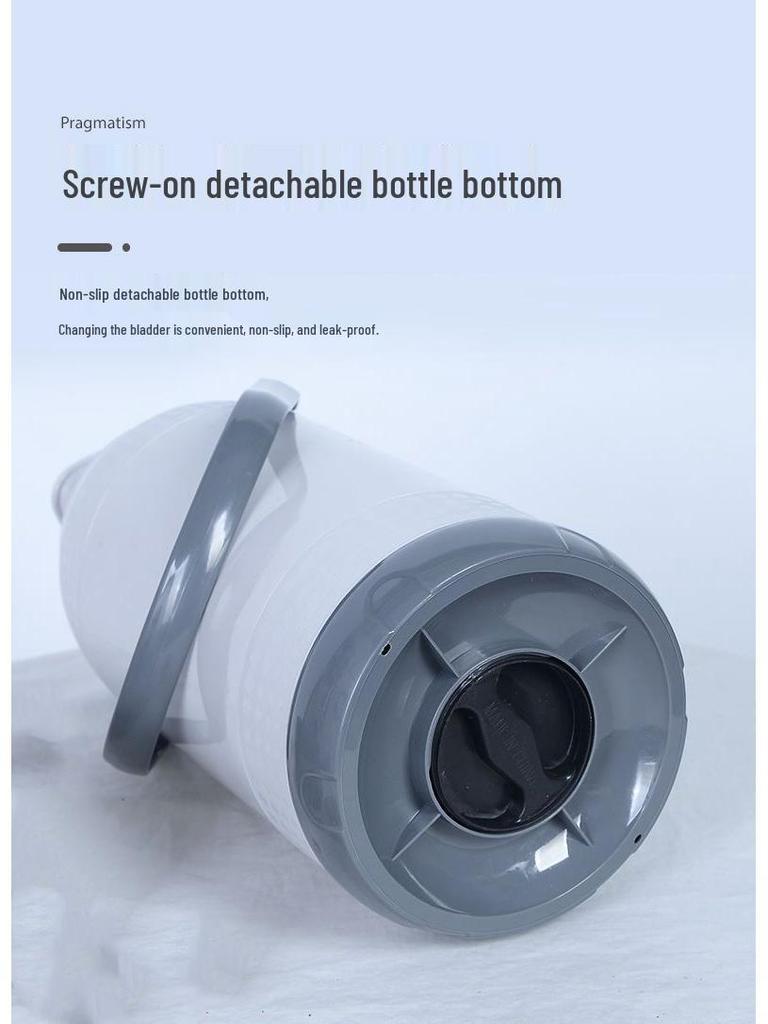 Xia Ming Large Capacity Insulated Glass Liner Thermos for Students - Hot Water Bottle with Plastic Kettle Design